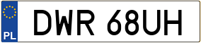 Truck License Plate